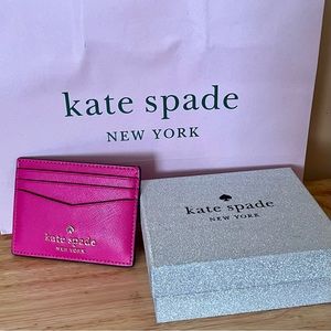 kate spade ♠️ Staci Small Slim Card Holder